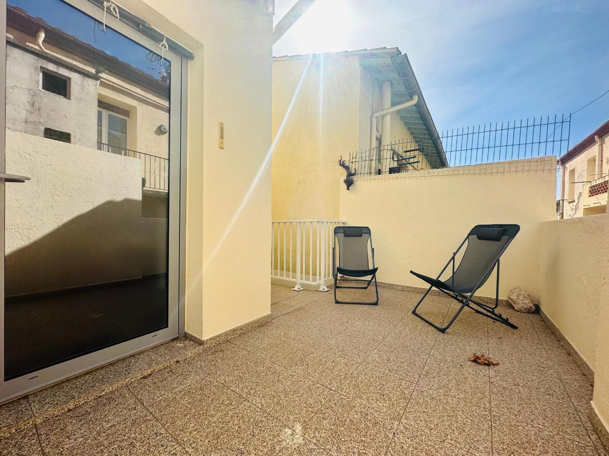 פור-ונדרה Maison Cosy Avec Grande Terrasse, Proche Quais Et Plages - Port-Vendres - Fr-1-309-203 מראה חיצוני תמונה